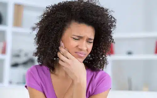 black girl tooth pain