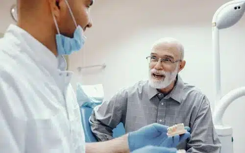 elder at dentist