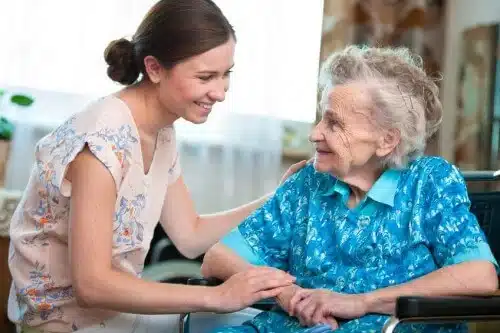 grandma and grandaughter